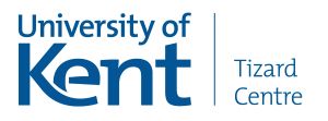 Tizard Centre, University of Kent logo